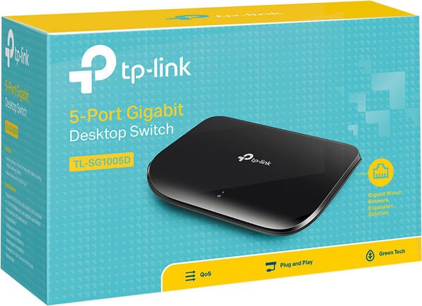 Main product image for TP-Link 5 Port Gigabit Switch SG1005D 75160
